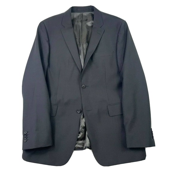 SAND Gray Woven Mohair Wool Vitale Barberis Mens Blazer Size 40R NWOT